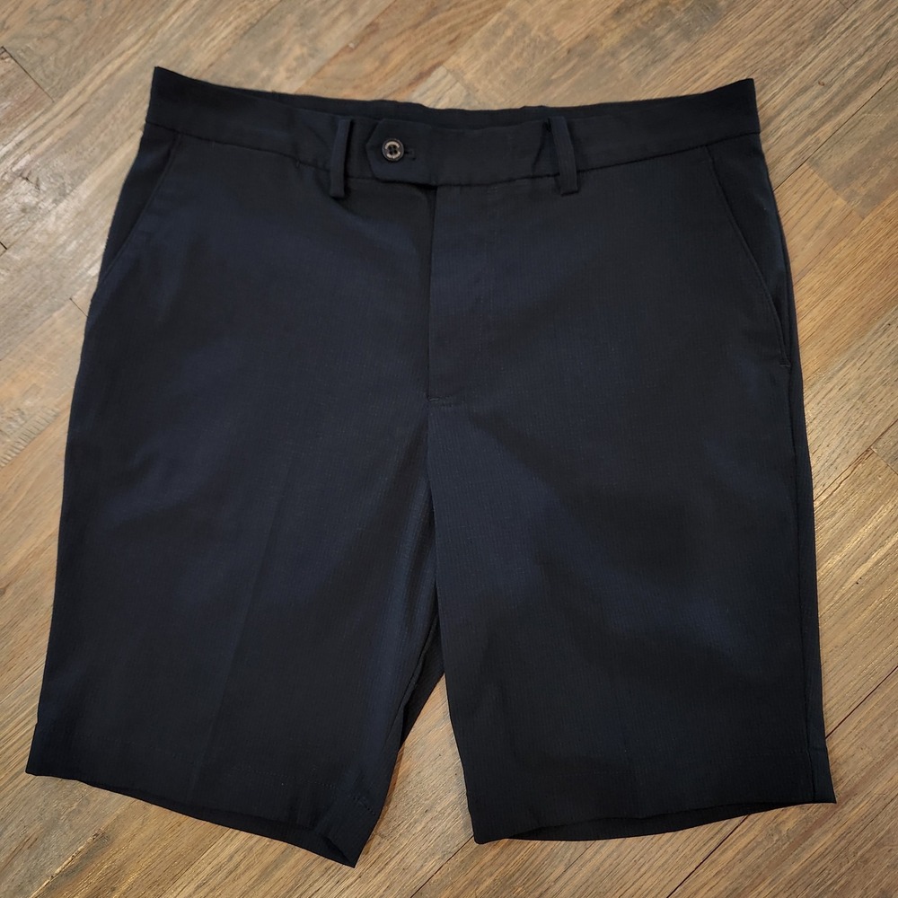 J.Lindeberg Vent Tight Golf Shorts Mens 32 Black Breathable Performance